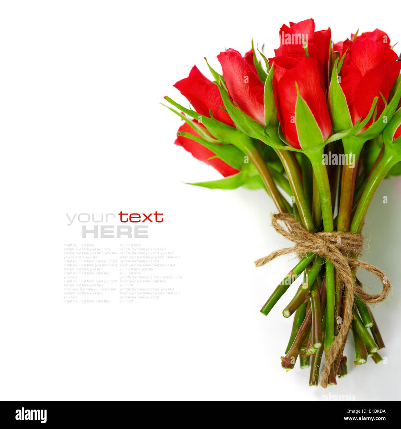Bouquet of roses Stock Photo - Alamy
