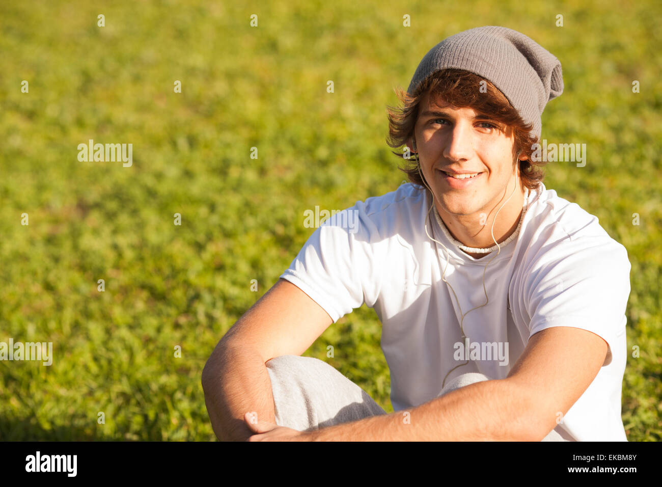 young handsome man portrait Stock Photo - Alamy