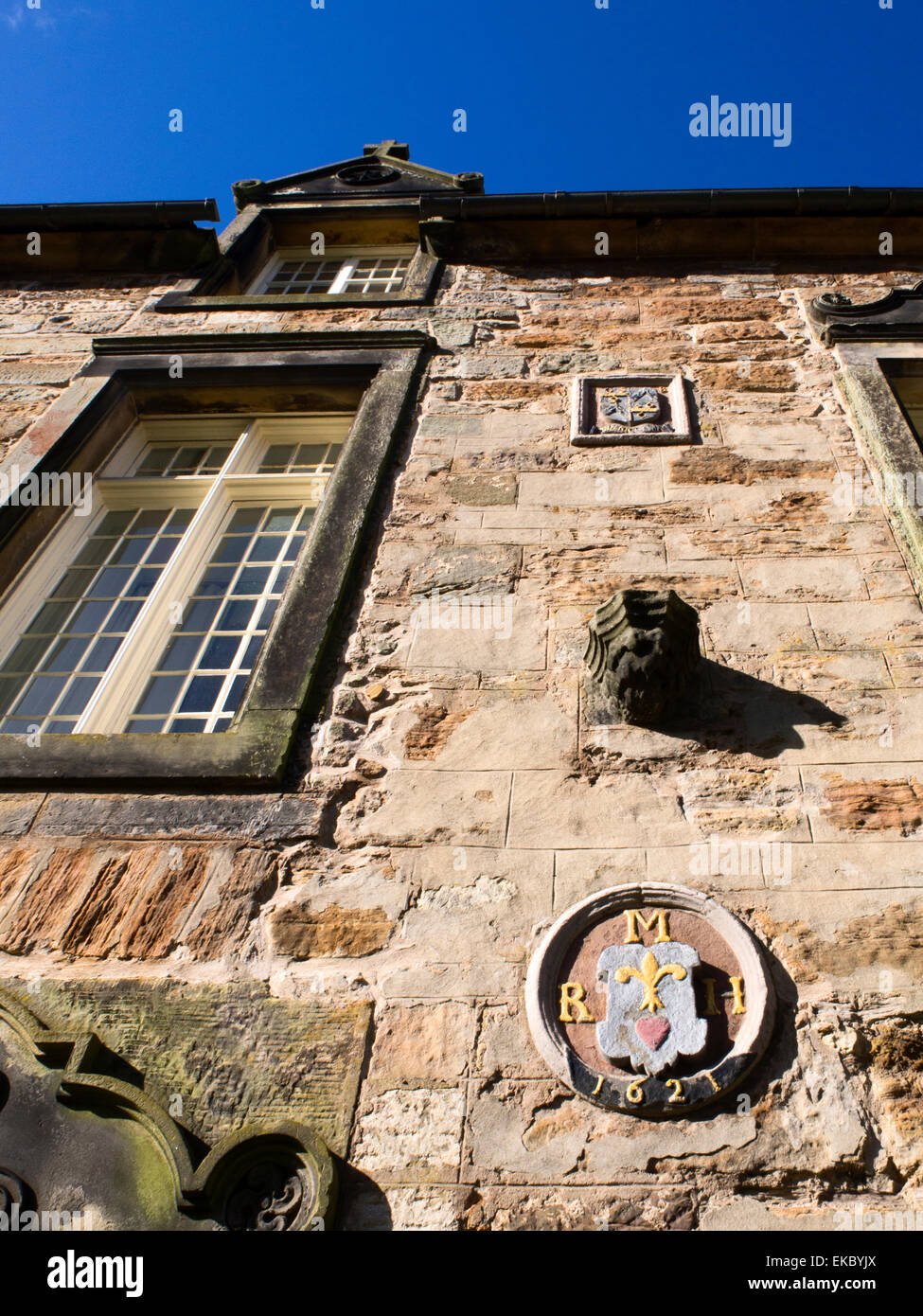 Architectural Detail in St Marys College Quad St Andrews Fife Scotland Stock Photo