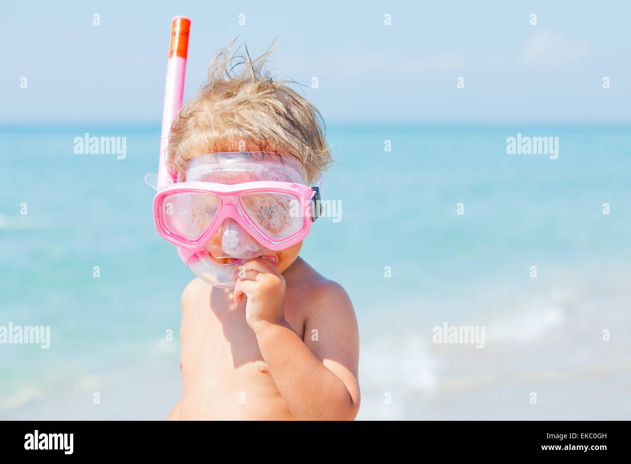 A cute boy with mask Stock Photo Alamy