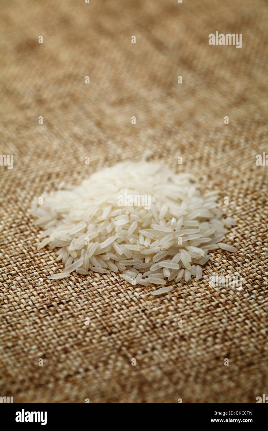 Less rice Stock Photo