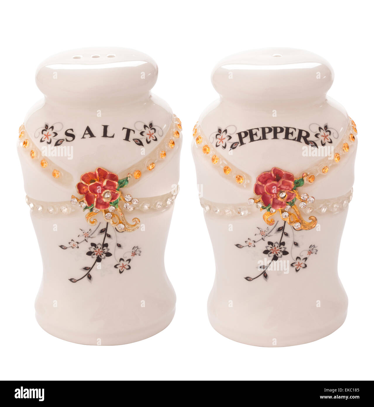salt and pepper shakers Stock Photo
