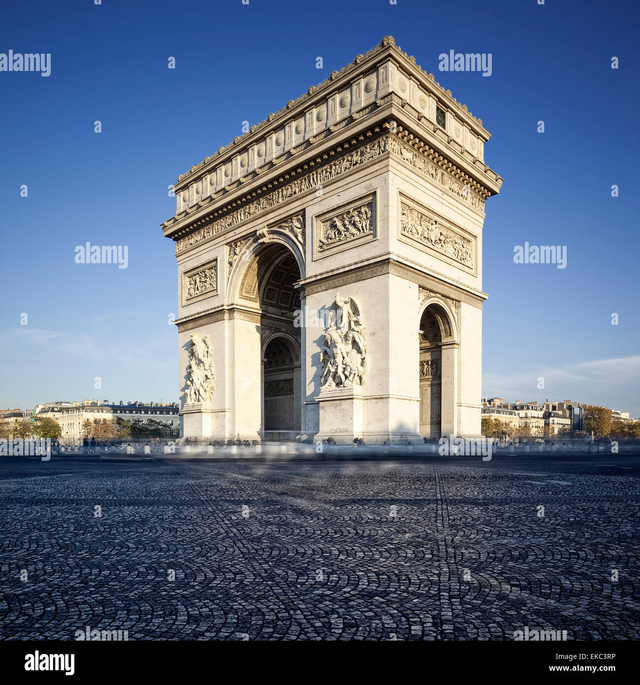 Arc de triomphe in morning hi-res stock photography and images - Alamy