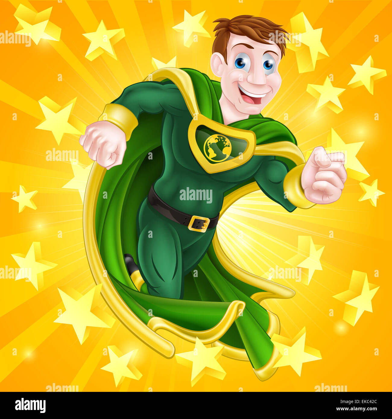 https://c8.alamy.com/comp/EKC42C/a-cartoon-super-hero-man-with-a-green-and-yellow-cape-and-costume-EKC42C.jpg