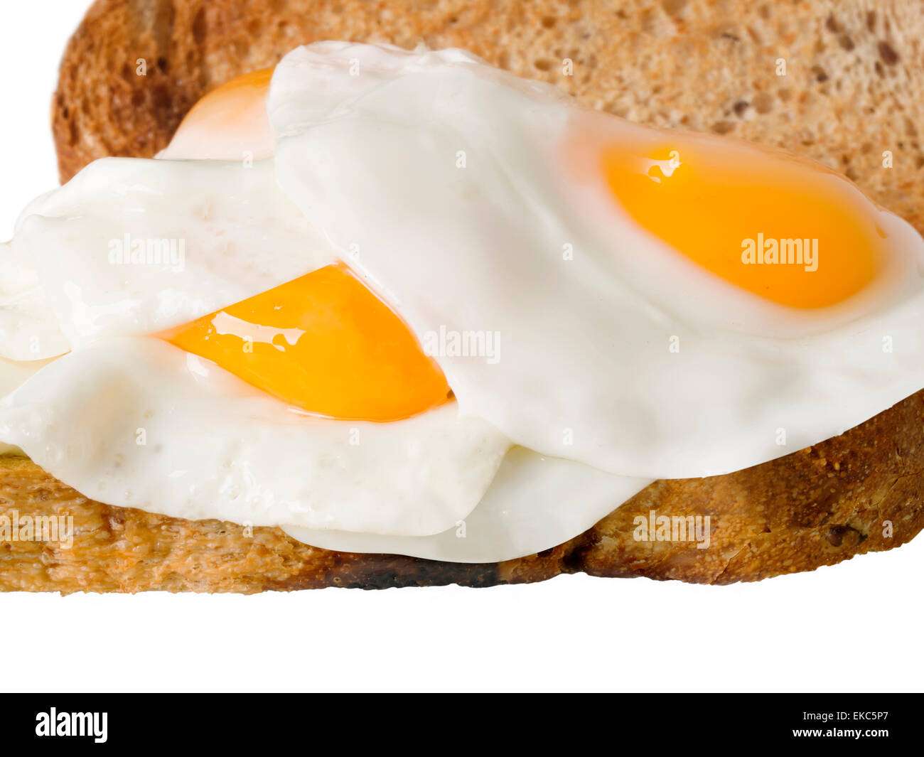 egg toast Stock Photo