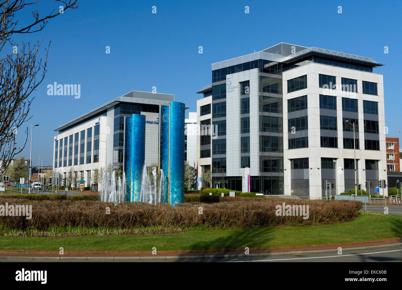 British Gas office, Callaghan Square, Cardiff, Wales Stock Photo Alamy