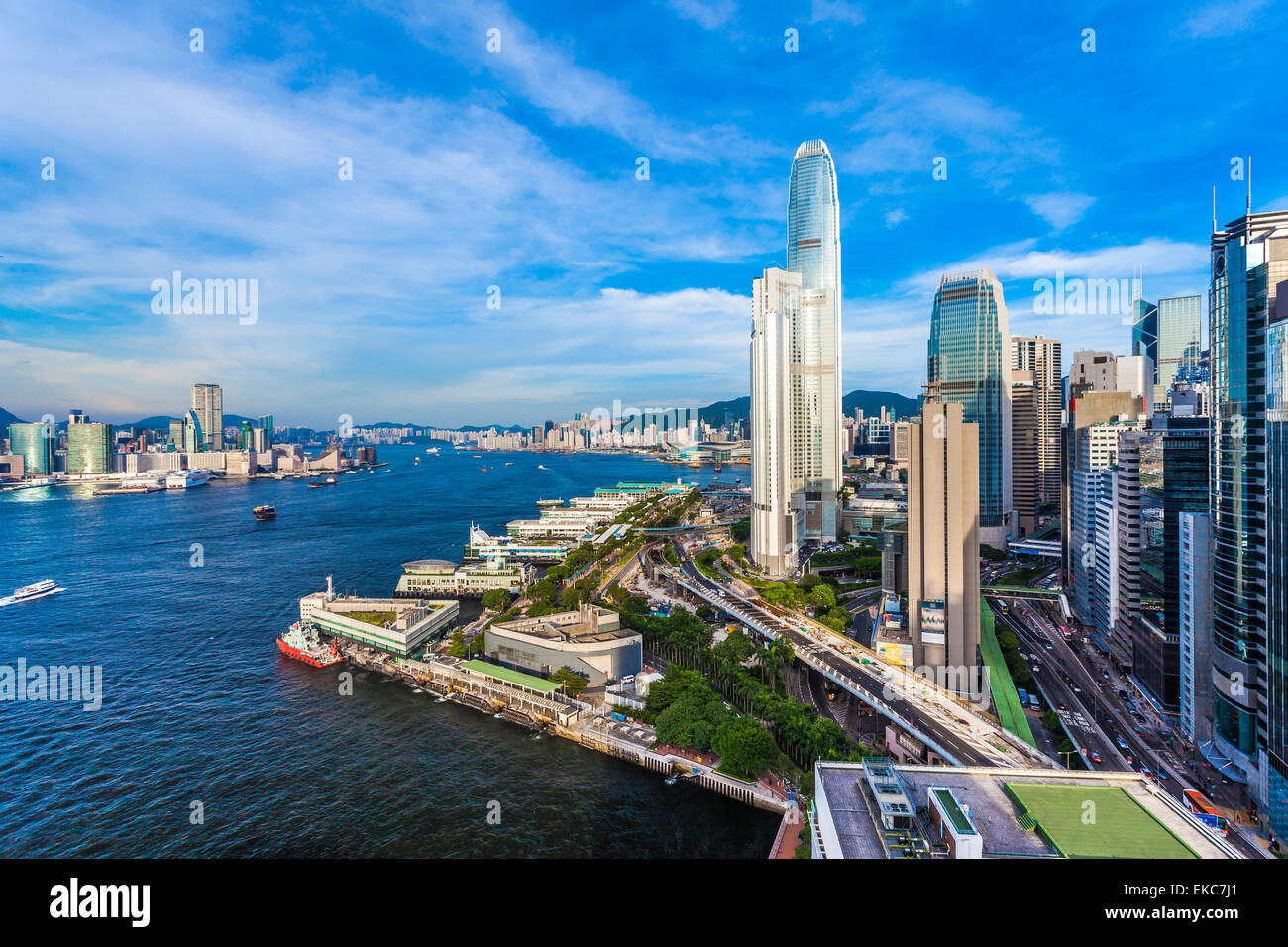 Hong Kong modern city Stock Photo