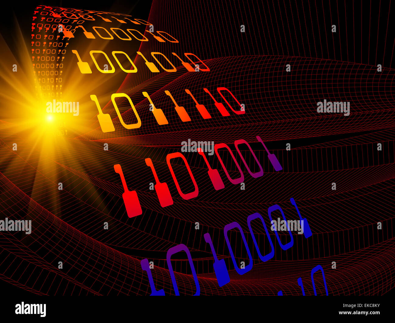 Dynamic 3d wave lines hi-res stock photography and images - Alamy
