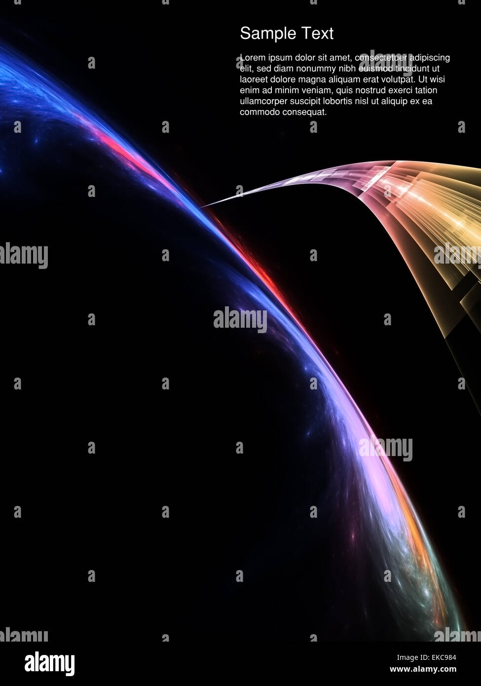 Space Technologies Abstract Stock Photo - Alamy