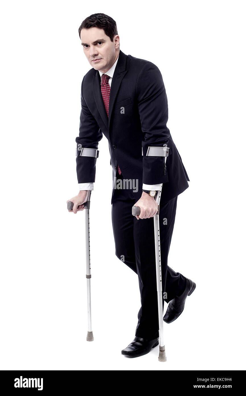Crutches really help me to walk Stock Photo Alamy