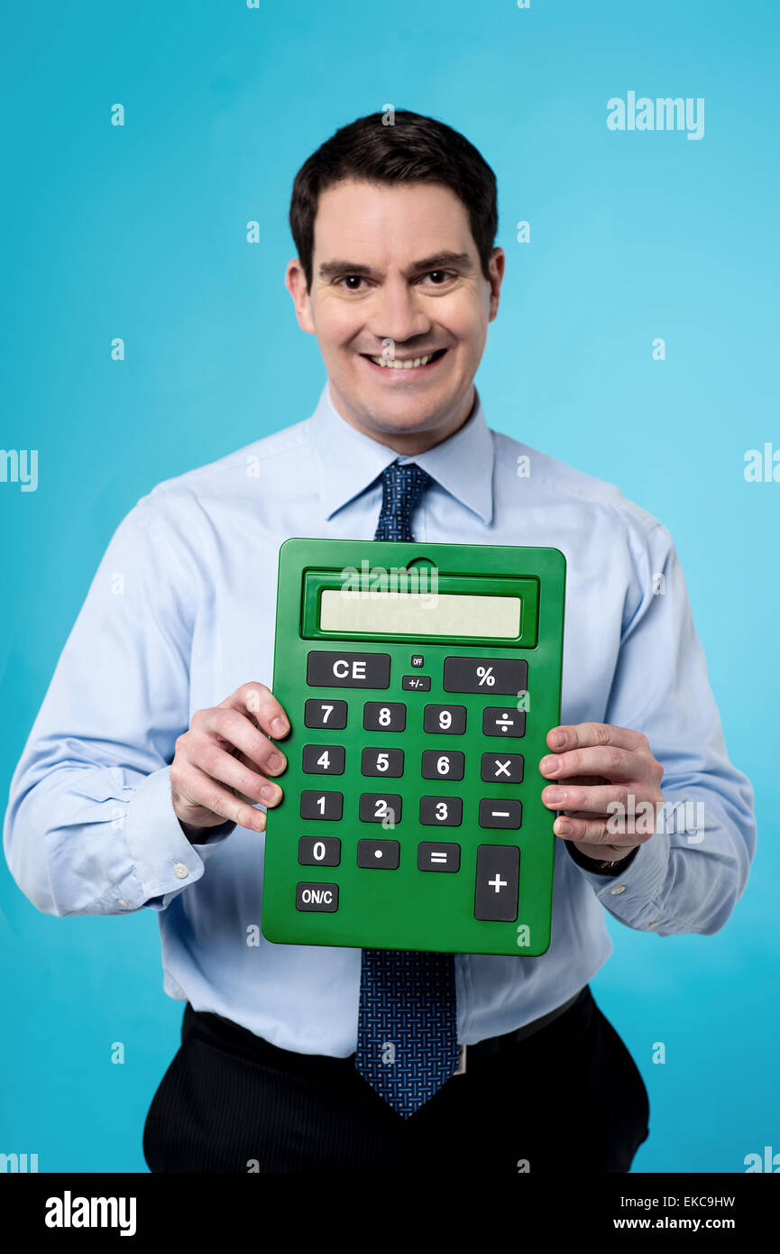 Calculator, made my job easy Stock Photo Alamy