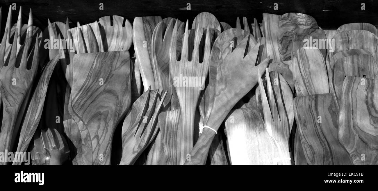 Olive wood shop Black and White Stock Photos & Images Alamy