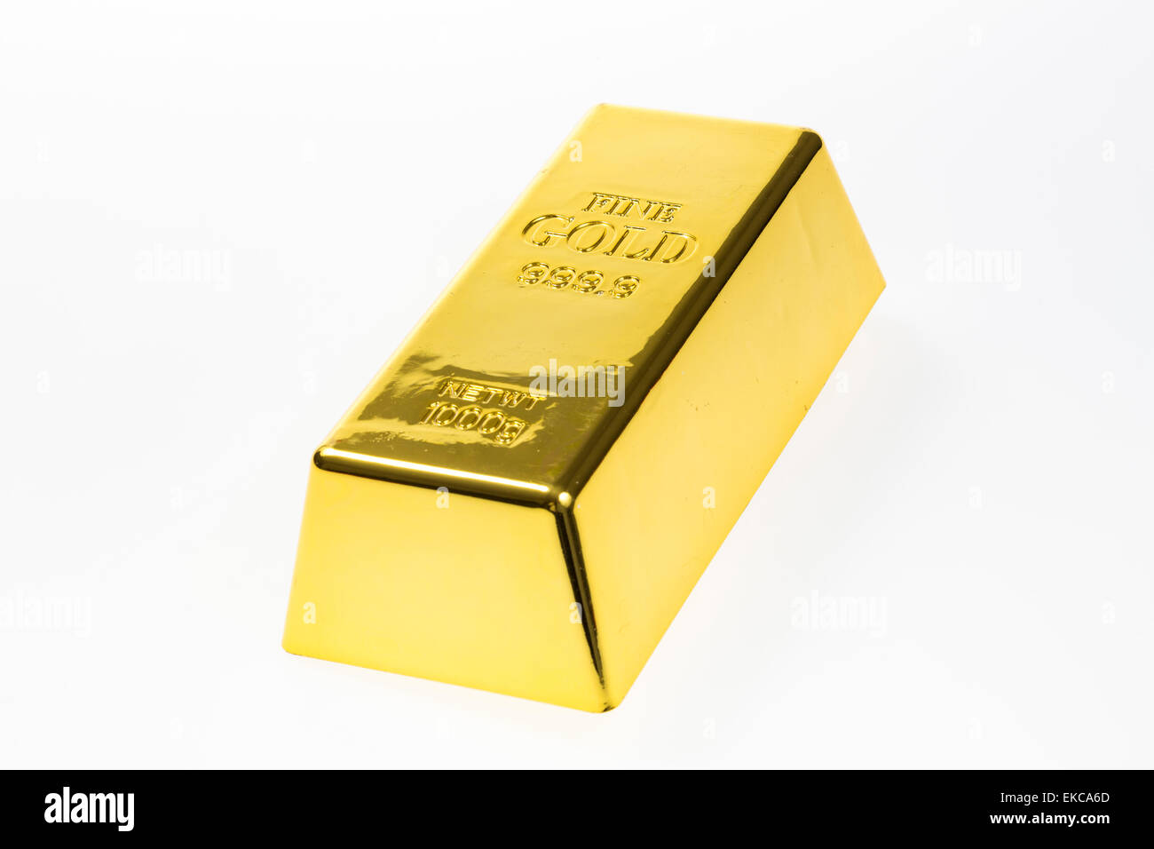 Gold bar, gold bullion, gold ingot Stock Photo Alamy
