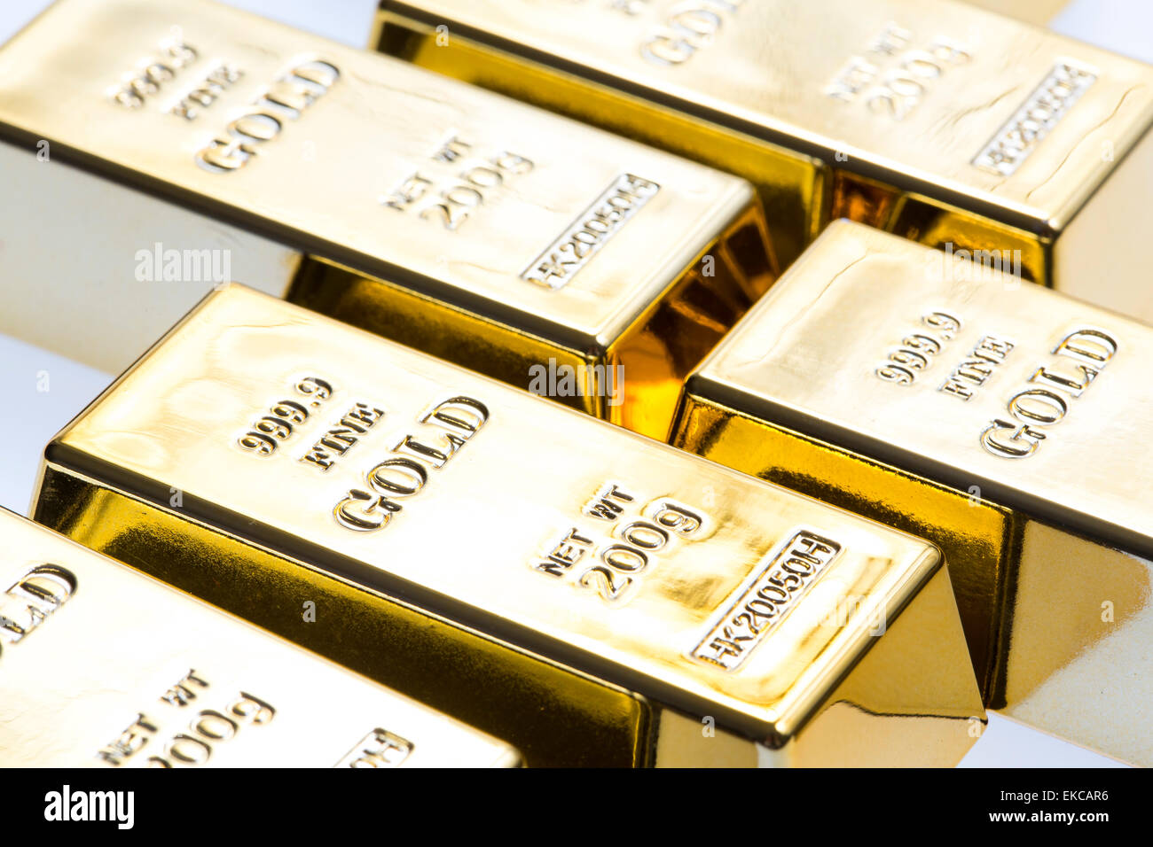 Gold Bar, Gold Bullion, Gold Ingot Stock Photo - Alamy