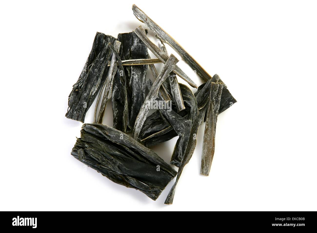 Kombu dried seaweed algae food Stock Photo Alamy