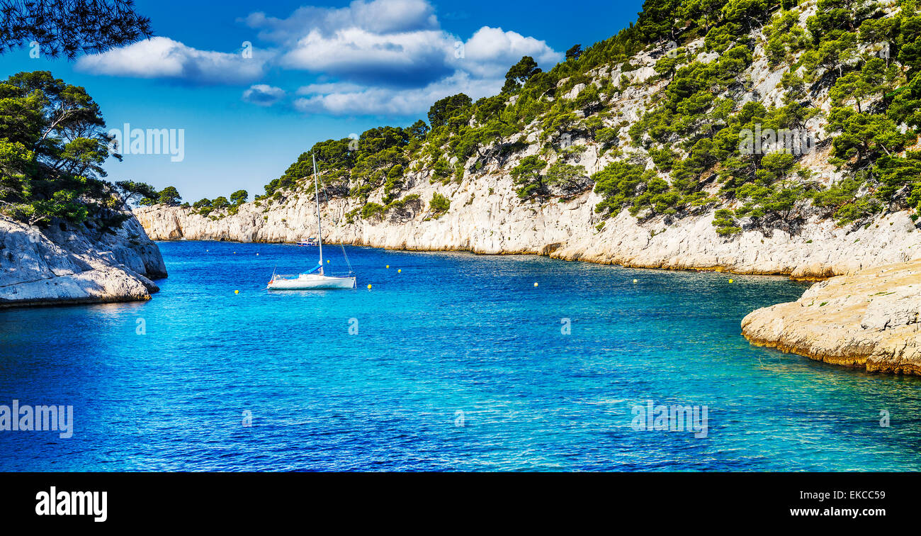 calanque of Cassis Stock Photo - Alamy