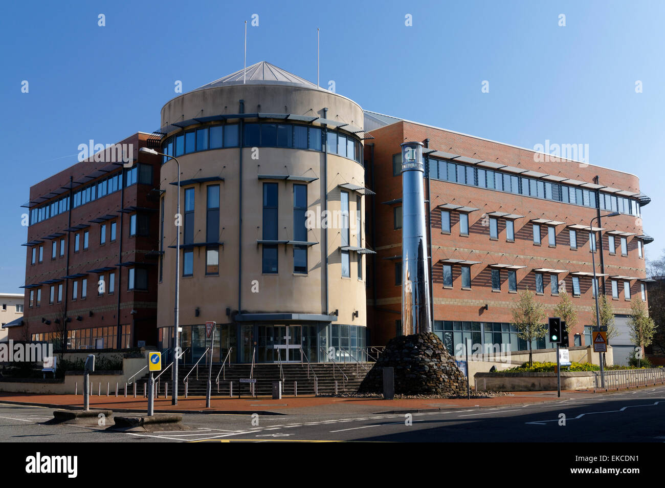 Bute Street Police Station, Cardiff, Wales, UK. Stock Photo