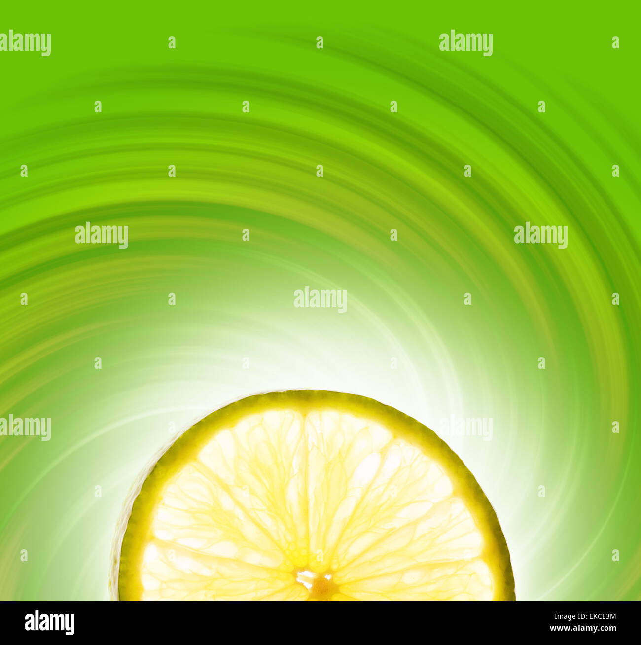 Lime slice on abstract background Stock Photo - Alamy