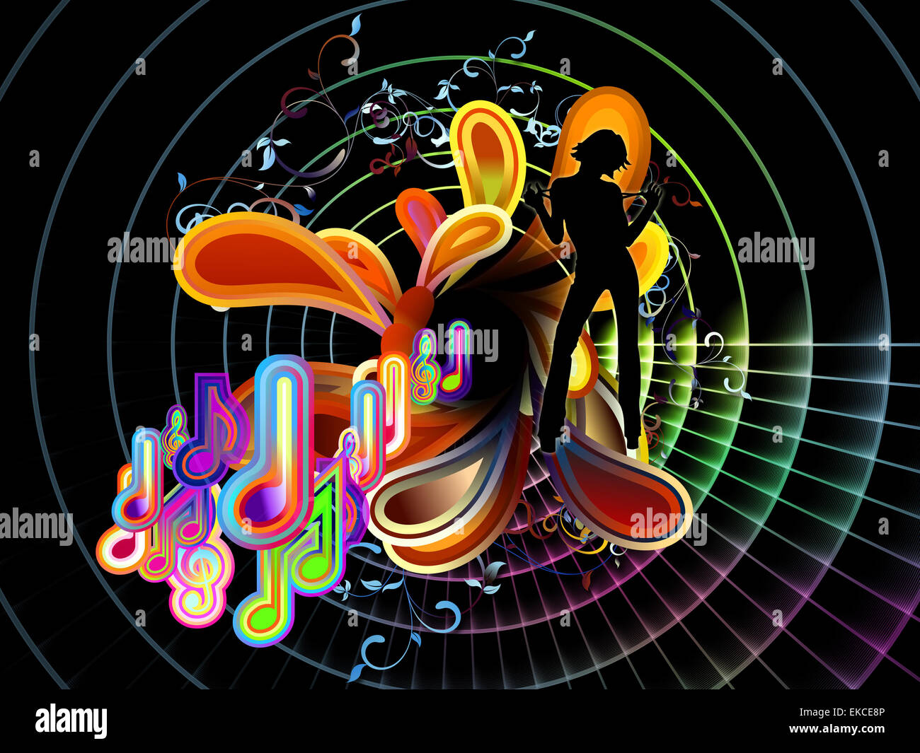 Music in Motion Stock Photo - Alamy