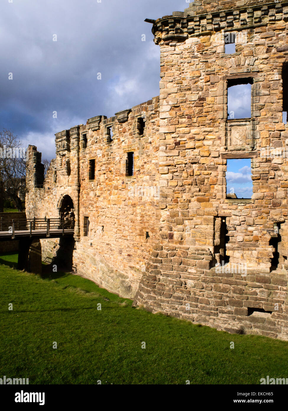 The Ruin of St Andrews Castle Fife Scotland Stock Photo Alamy