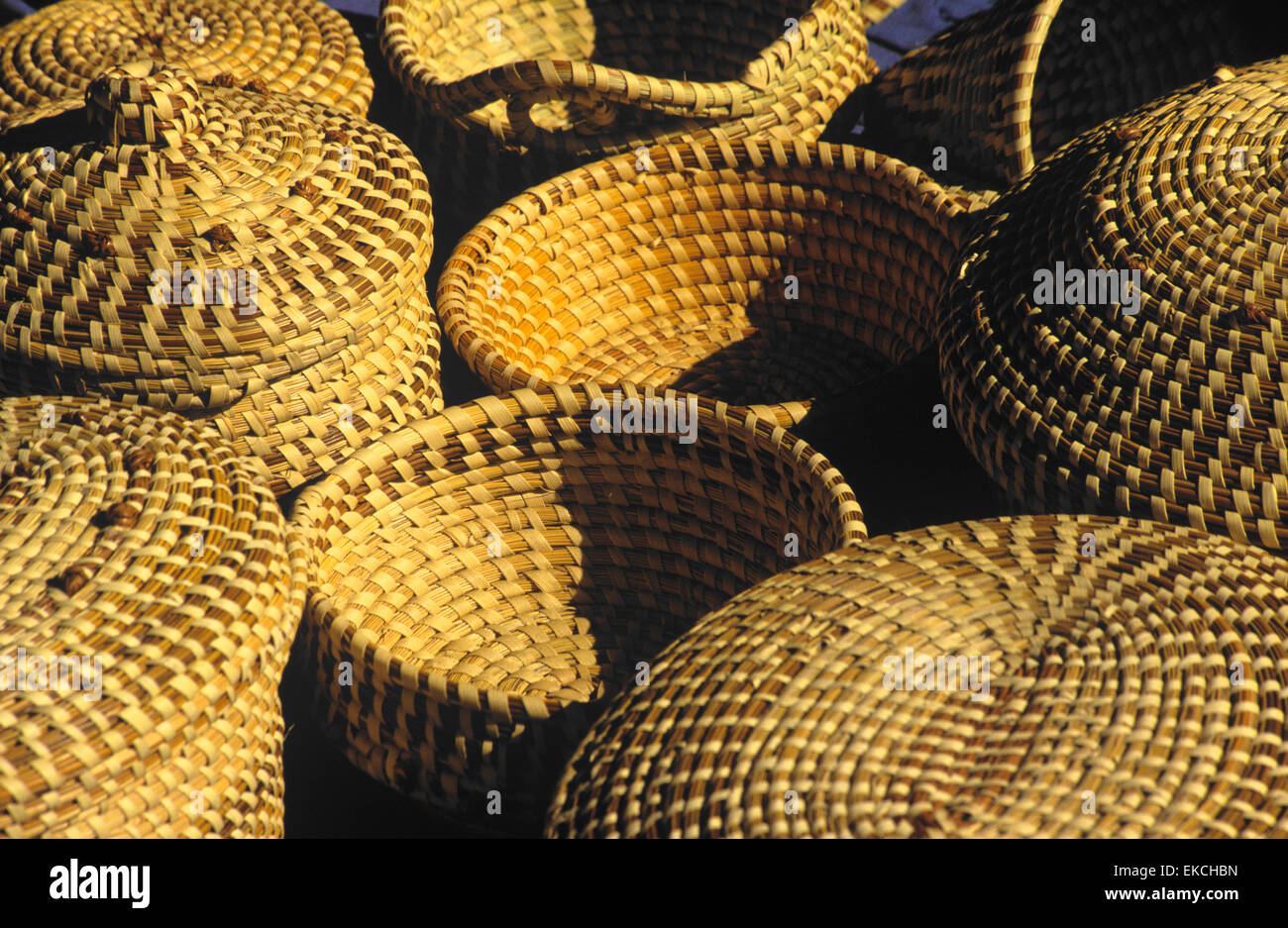 Sweetgrass baskets, South Carolina, USA Stock Photo Alamy