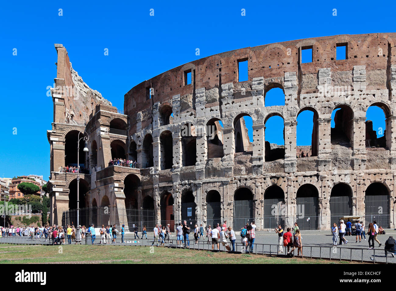 Italy Rome Colosseeum Colosseo Stock Photo