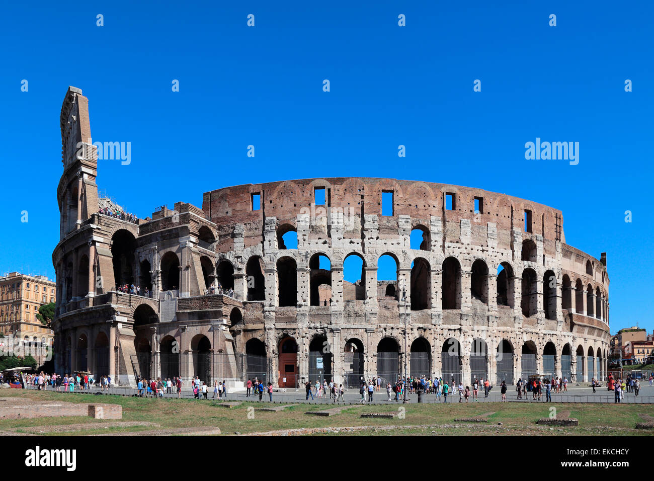 Italy Rome Colosseeum Colosseo Stock Photo