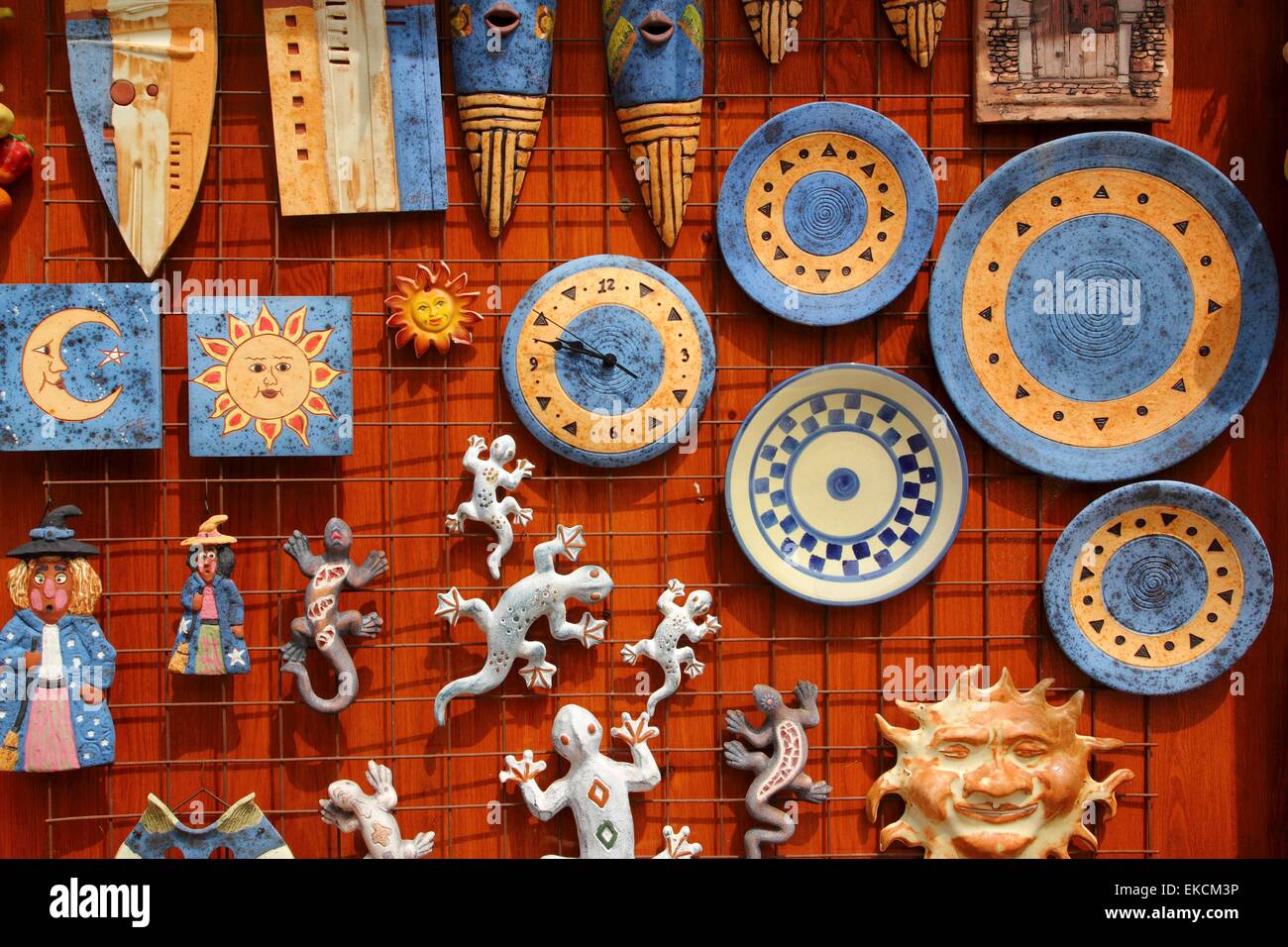 Santa Cruz Seros handcraft ceramics souvenir Stock Photo Alamy