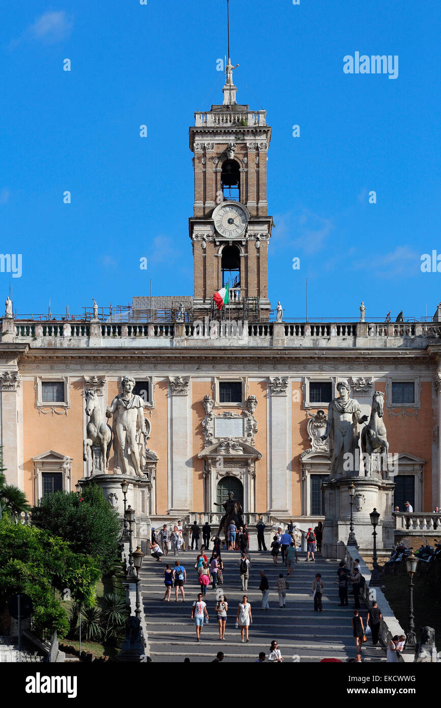 Italy Rome Campidoglio Capitol Stock Photo