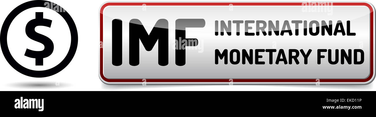 IMF International Monetary Fund - Illustration board with reflection ...