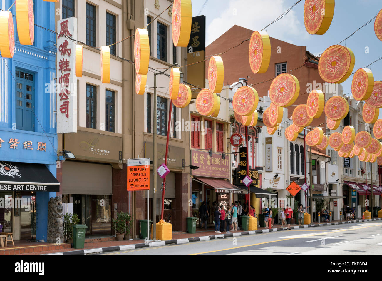 Chinese New Year Decorations In Singapore S Chinatown Stock Photo Alamy Chinese New Year Decorations In Singapore S Chinatown Stock Photo Alamy
