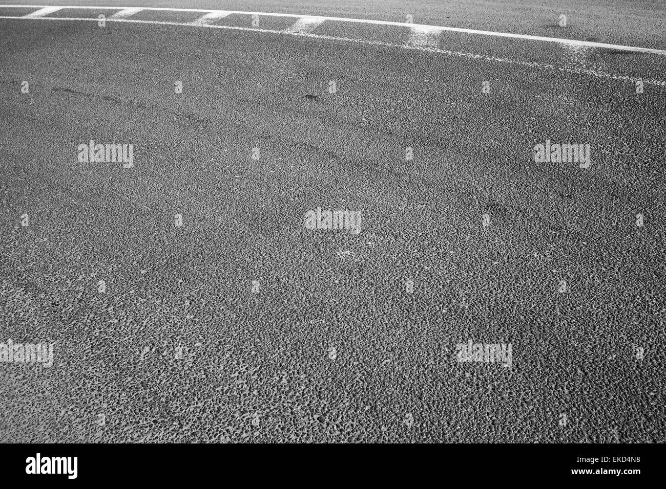 Old road markings Black and White Stock Photos & Images - Alamy
