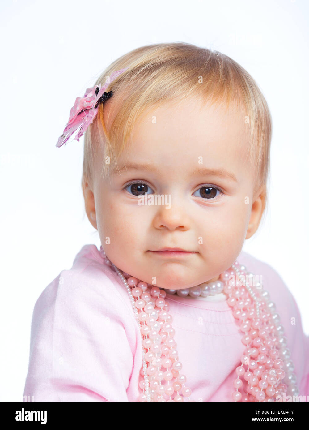 Portrait of an adorable baby girl Stock Photo - Alamy