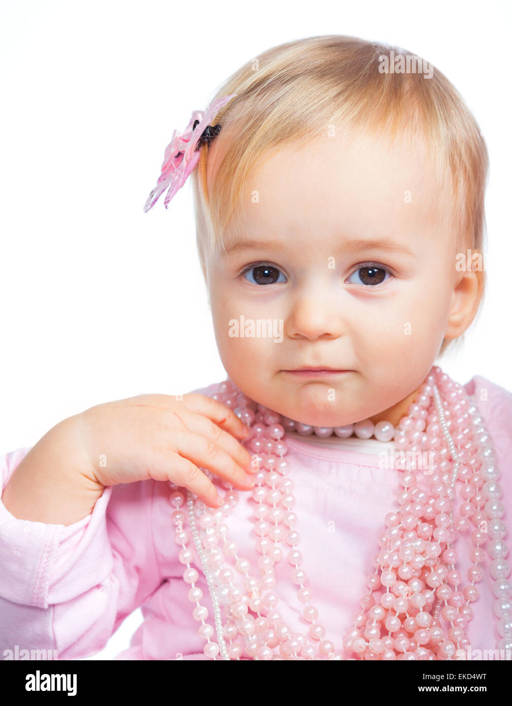 Pearl necklace for baby photo shoot deals