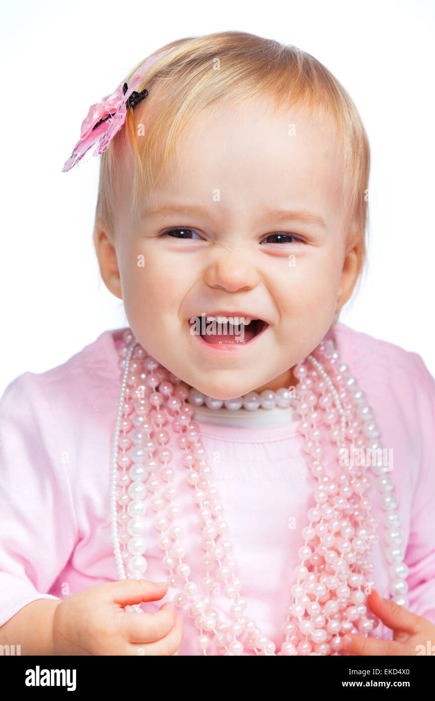 Portrait of an adorable baby girl Stock Photo - Alamy