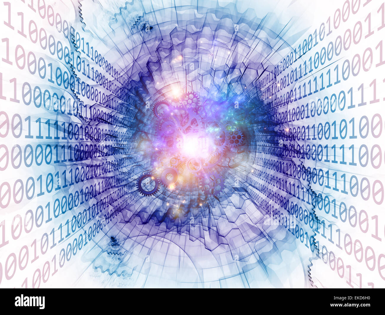 Gears of math Stock Photo - Alamy