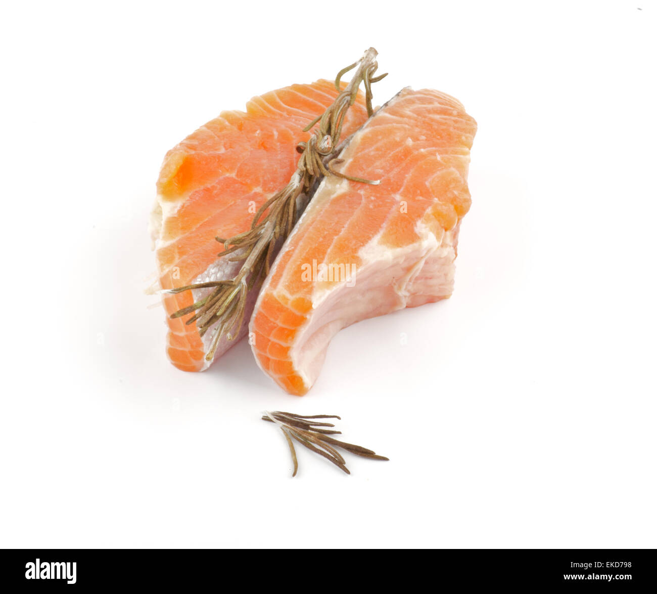 Raw Salmon Fish Fillet Stock Photo - Alamy