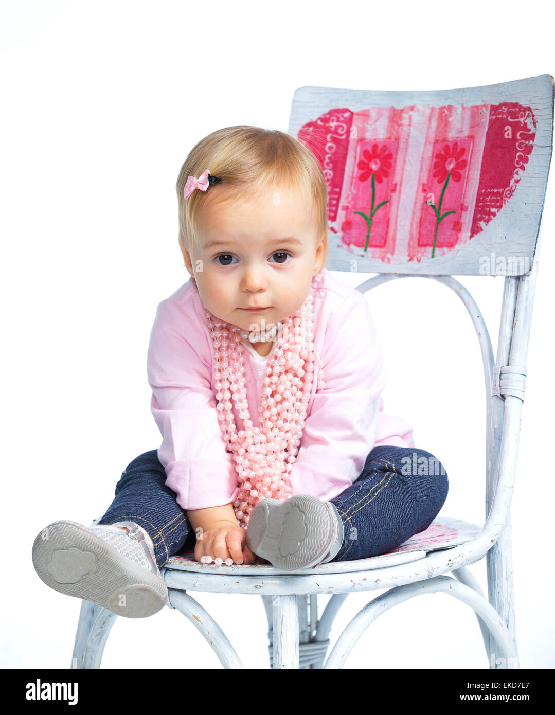 Portrait of an adorable baby girl Stock Photo - Alamy