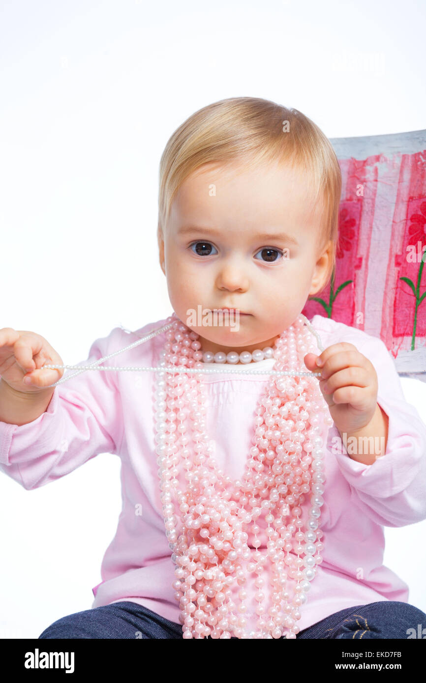 Portrait of an adorable baby girl Stock Photo - Alamy