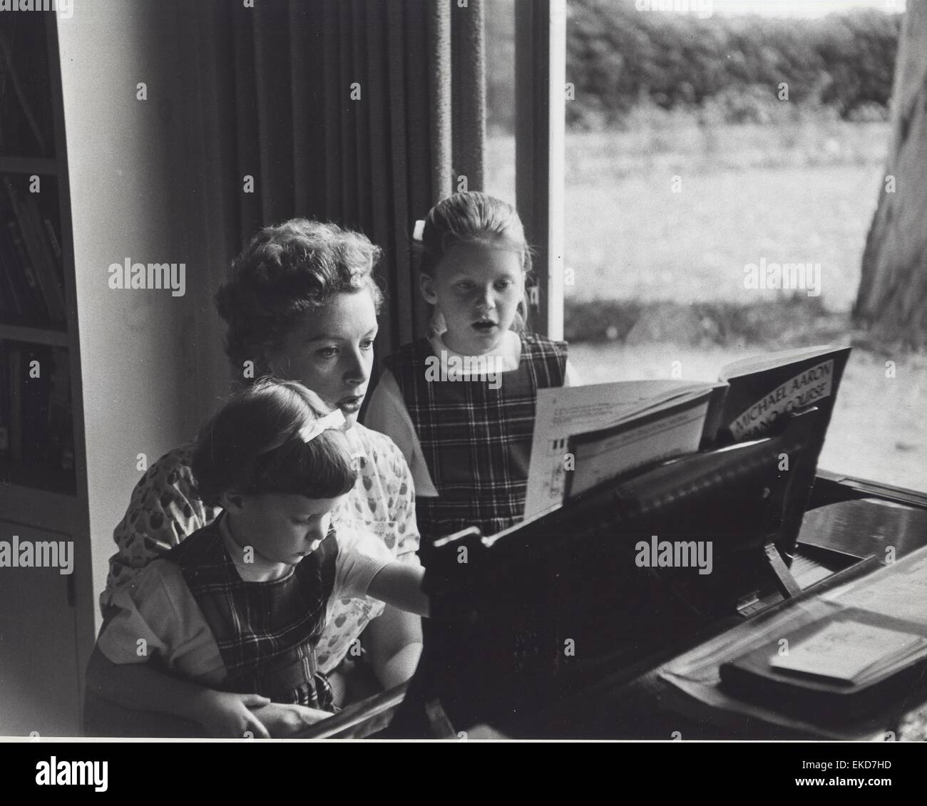 DEBORAH KERR with daughters Melanie Jane and Francesca Ann.Supplied by