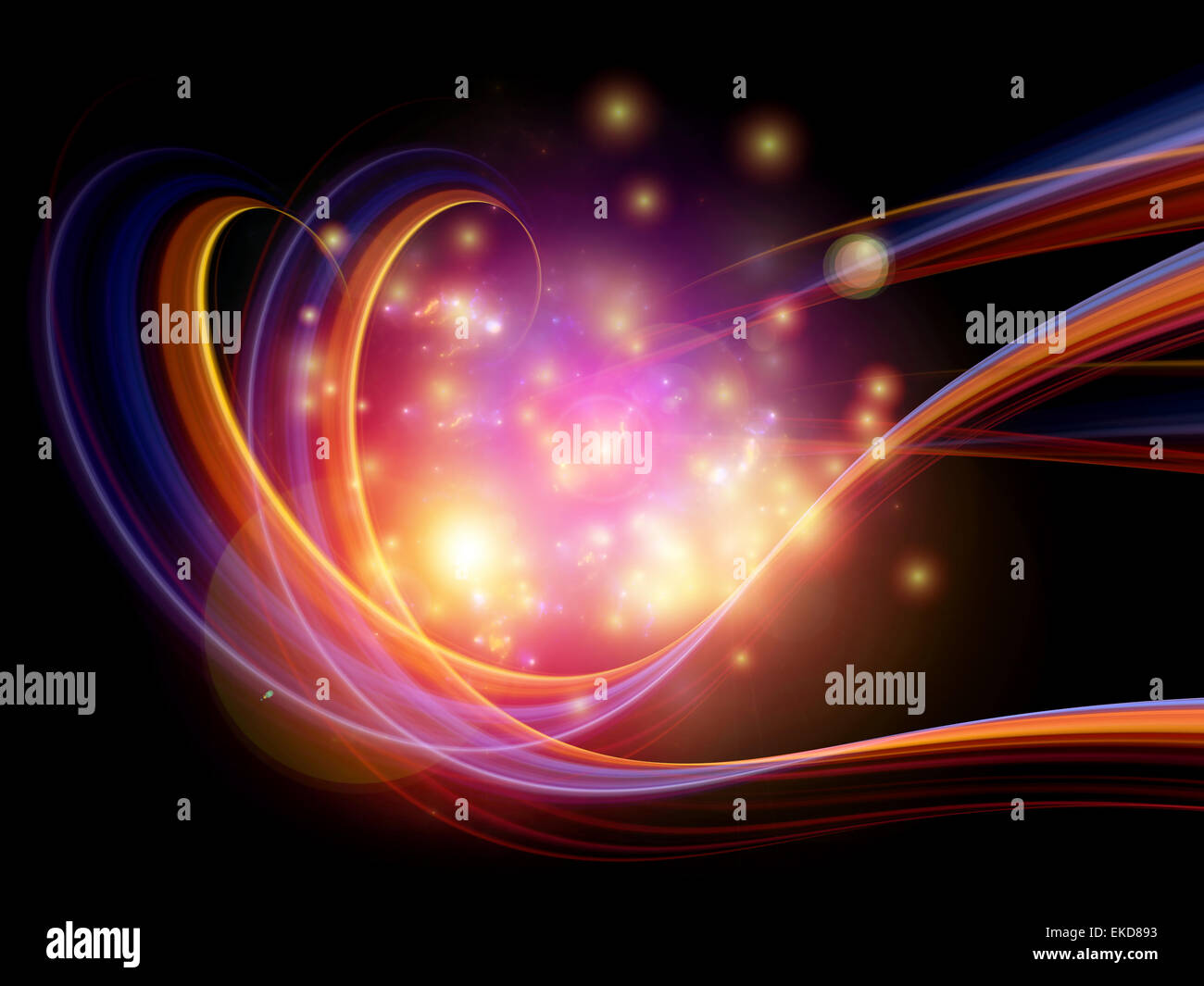 Purple light trail hires stock photography