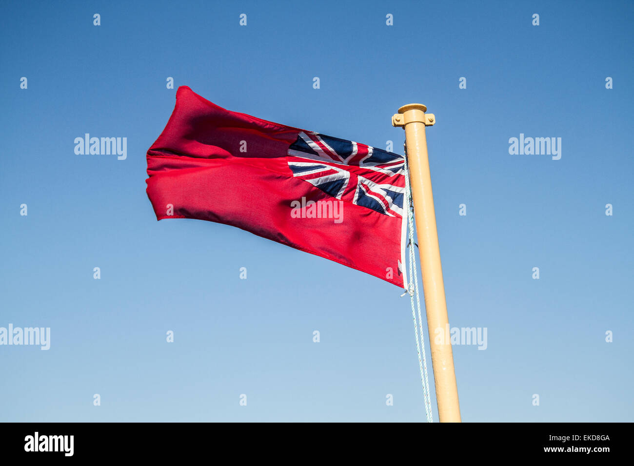A British sailing flag Stock Photo Alamy
