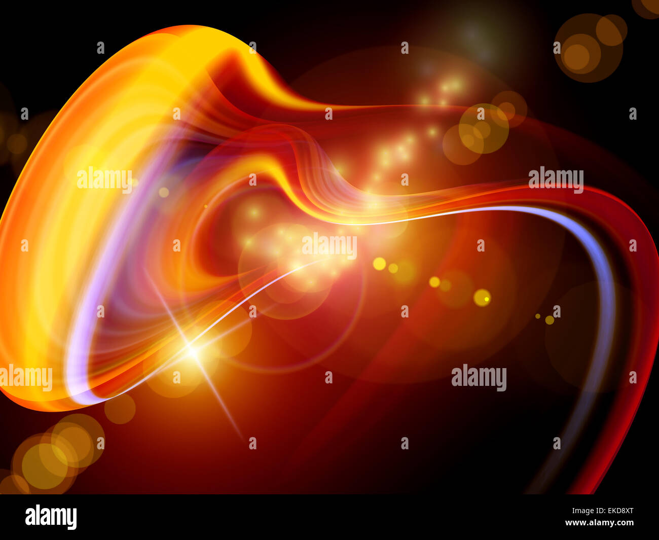 Dynamic golden light trails hi-res stock photography and images - Alamy