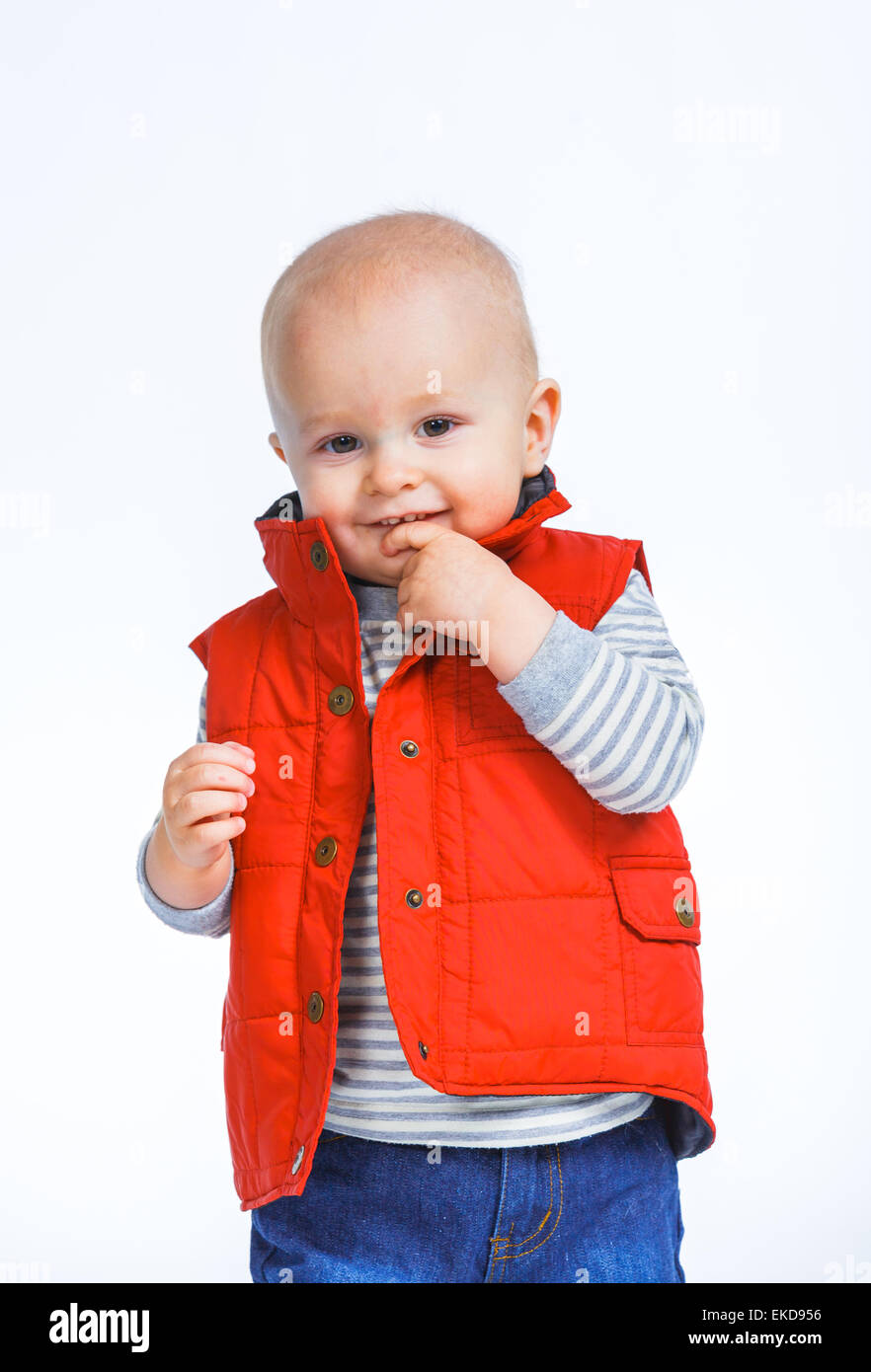 Cute funny little boy Stock Photo Alamy