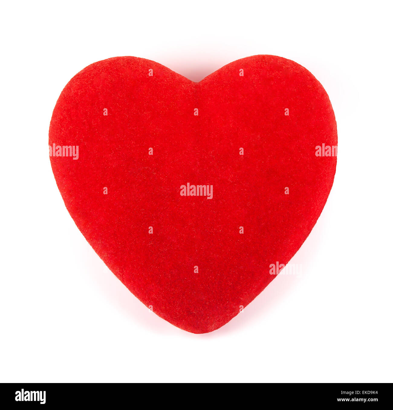 beautiful red velvet heart Stock Photo Alamy