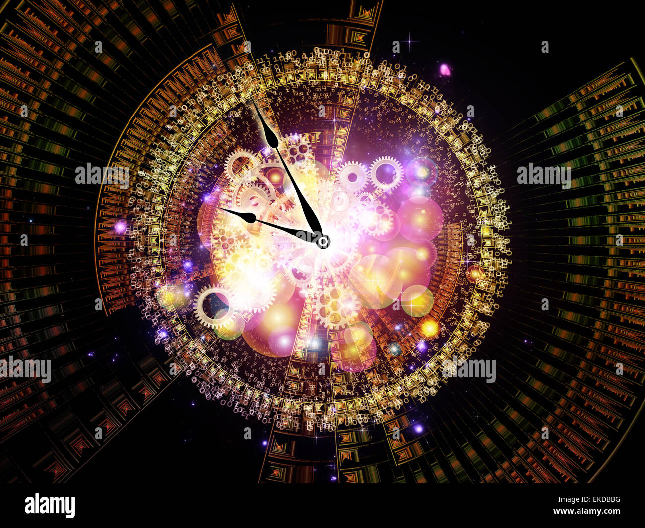 Digits of Time Stock Photo - Alamy