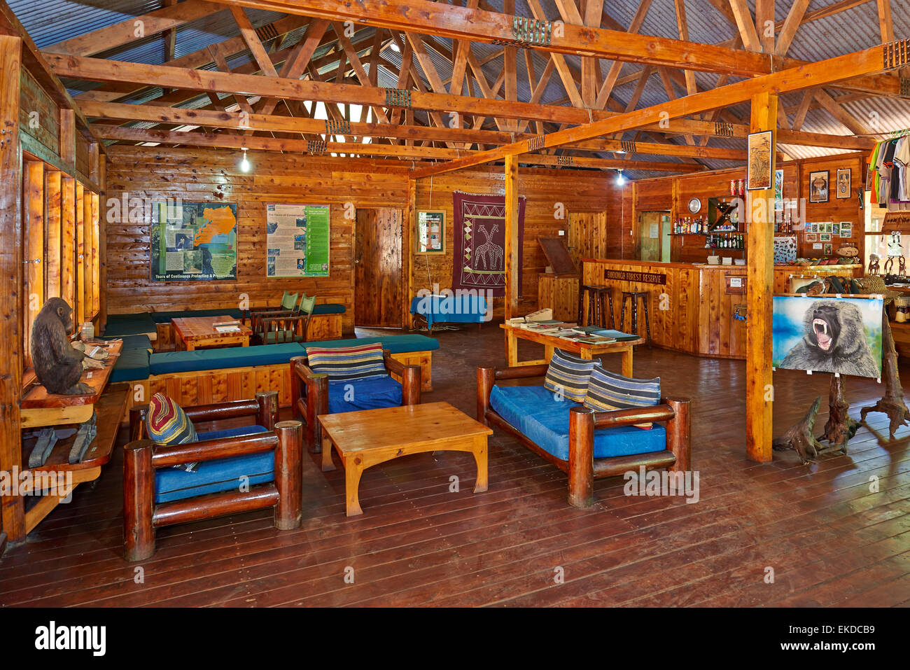 Budongo Eco Lodge, Murchison Falls National Park, Uganda, Africa Stock Photo