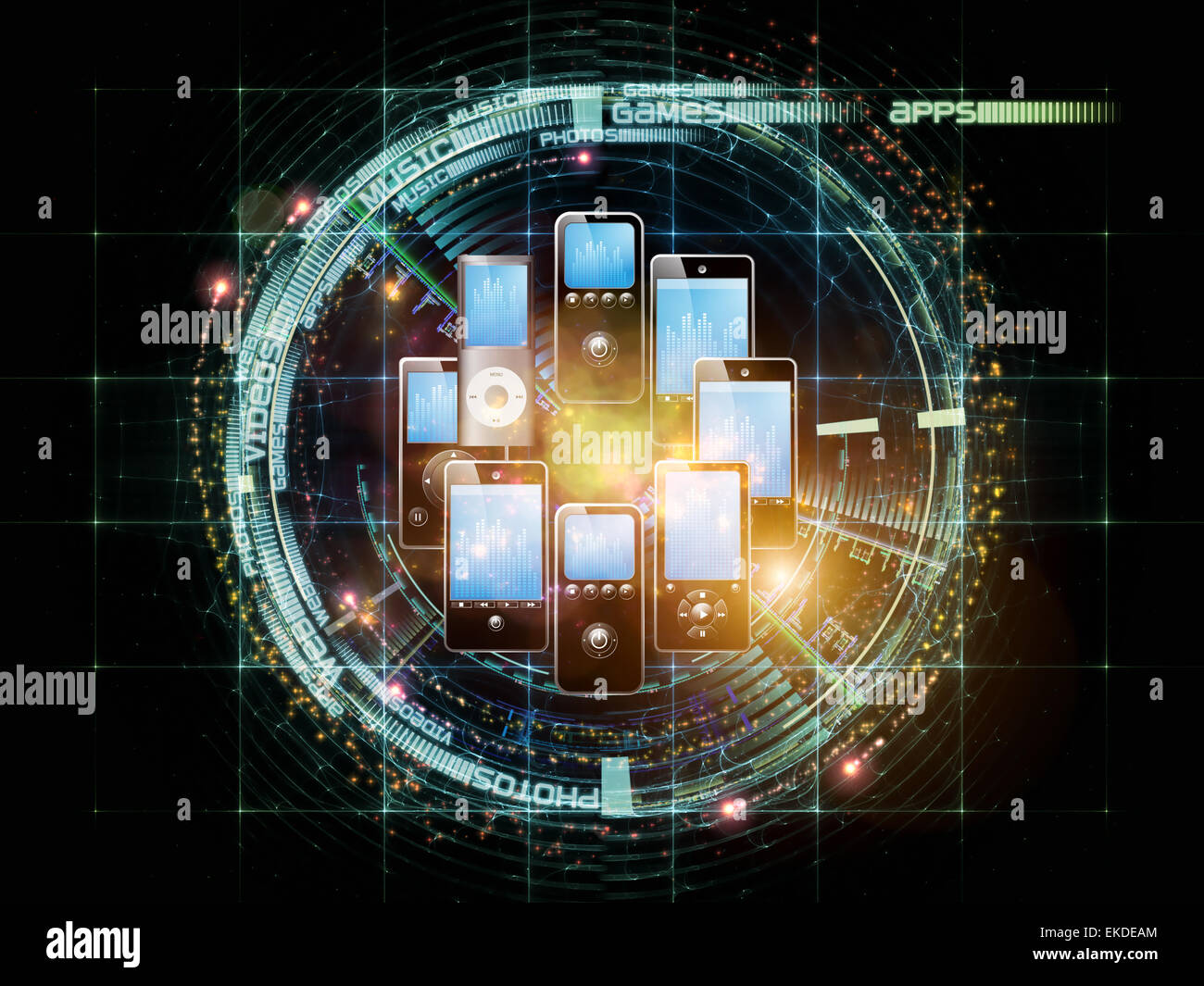 Technological media hi-res stock photography and images - Alamy