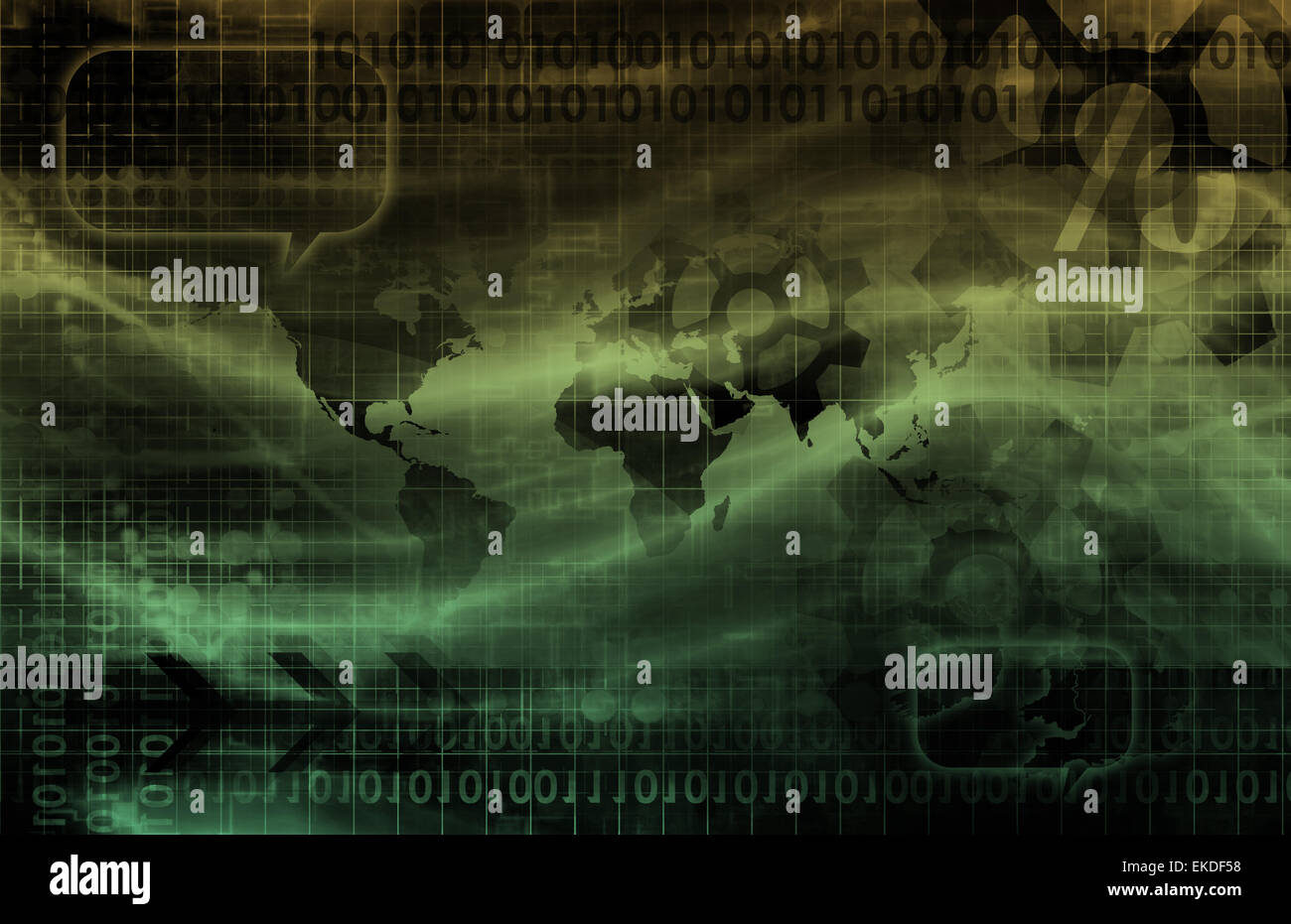 Technology Visual Concept Stock Photo - Alamy