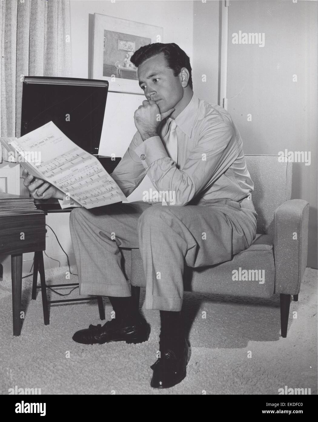 VIC DAMONE at home.Supplied by Photos, inc. © Supplied By Globe Photos, Inc/Globe Photos/ZUMA Wire/Alamy Live News Stock Photo